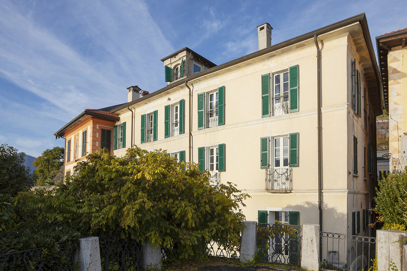 Villa dell'acqua - facciata dal terrazzino